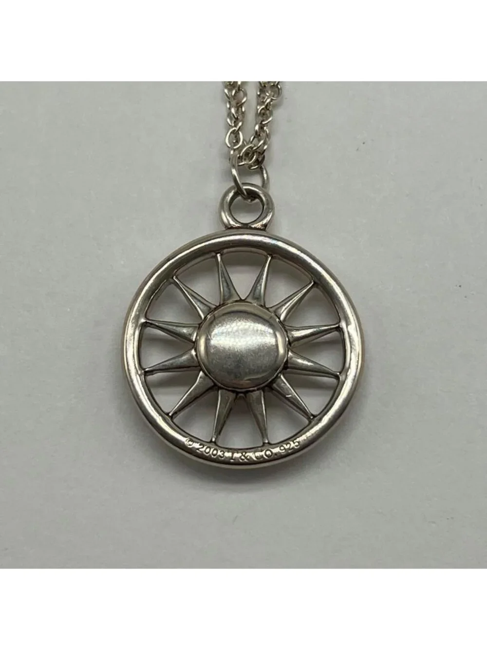 Tiffany & Co Sun Double Chain Necklace